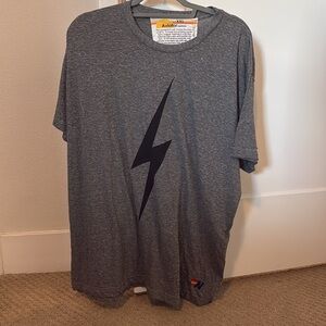 RARE aviator nation lightning bolt tee